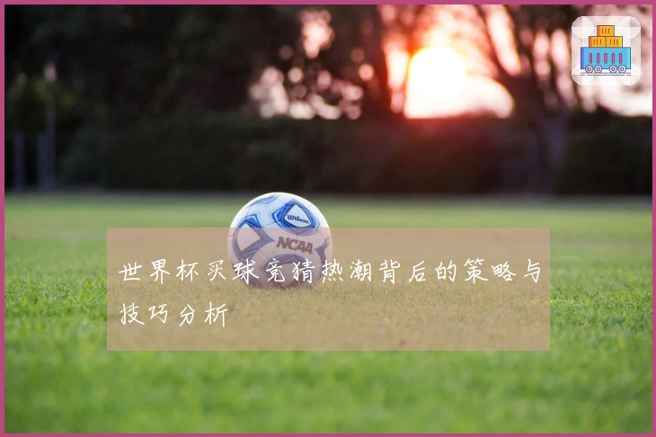 世界杯买球竞猜热潮背后的策略与技巧分析