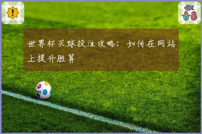 世界杯买球投注攻略：如何在网站上提升胜算