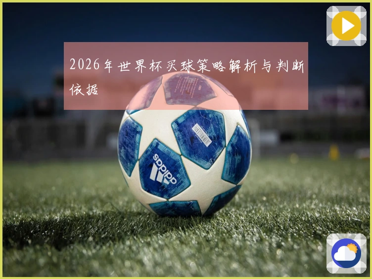 2026年世界杯买球策略解析与判断依据
